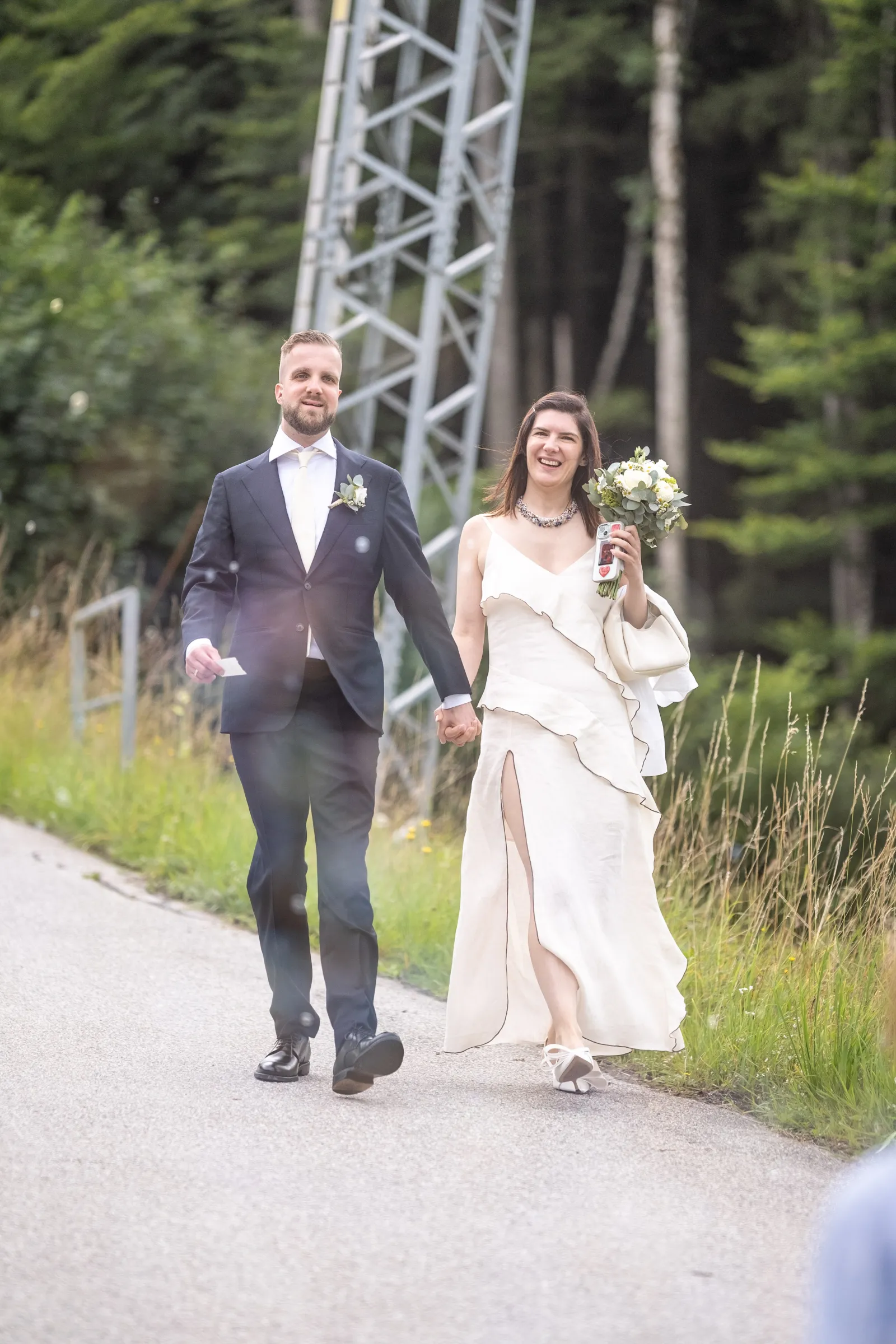 Wedding portrait photograph in Glassline client gallery